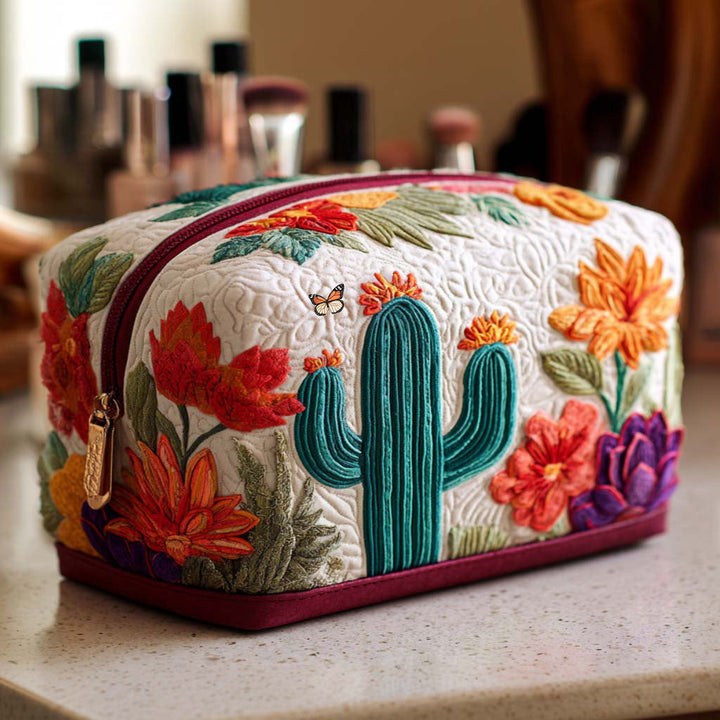 Arizona Bloom Quilted Cosmetic Bag