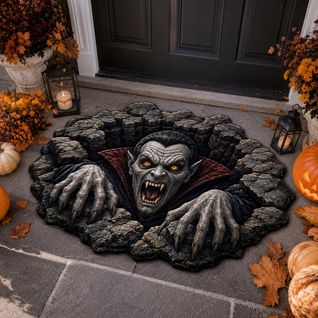 Custom Shaped Crypt Fiend Doormat
