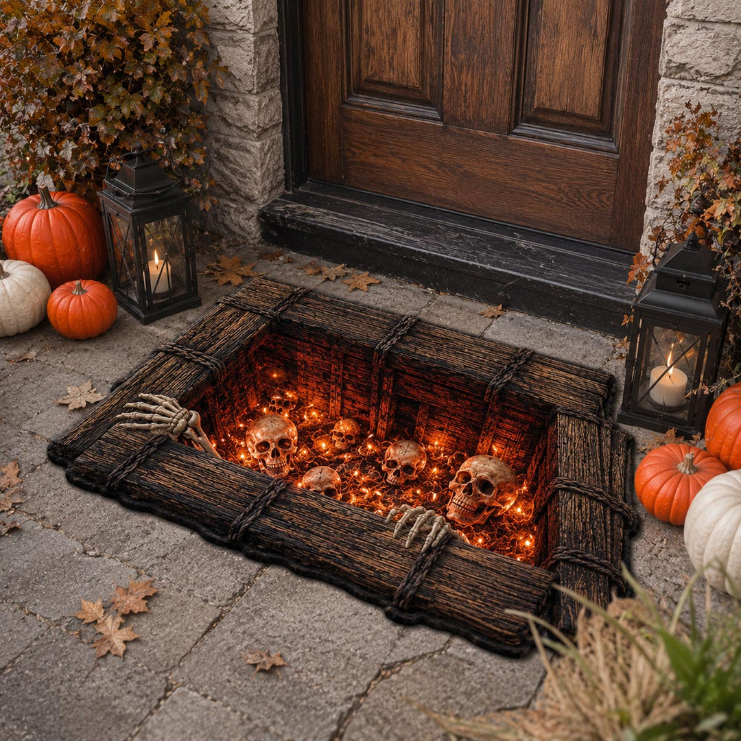 Custom-Shaped Crypt Hatch Doormat