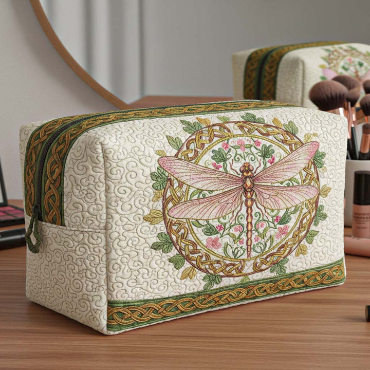 Dragonfly Dreams Quilted Cosmetic Bag