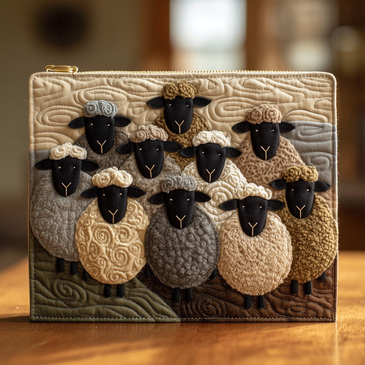 Sheep Heaven Quilted Pouch V2