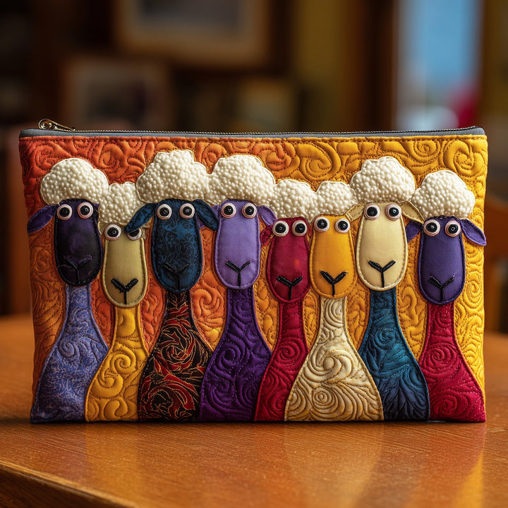 Sheep Heaven Quilted Pouch V1