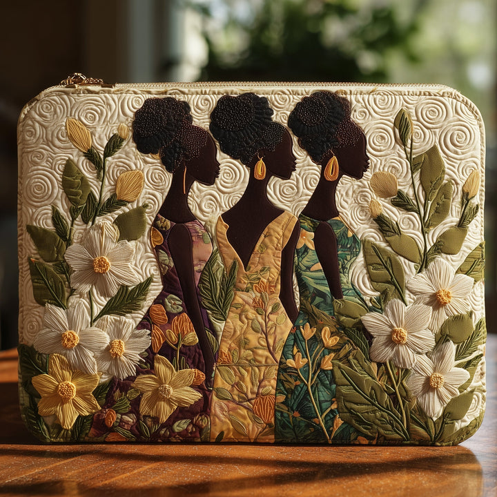 Golden Queen Quilted Pouch V2