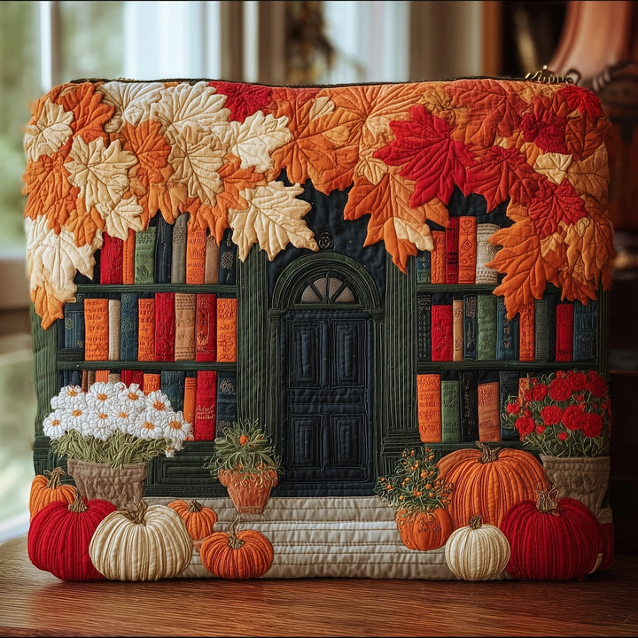 Cozy Library Quilted Pouch