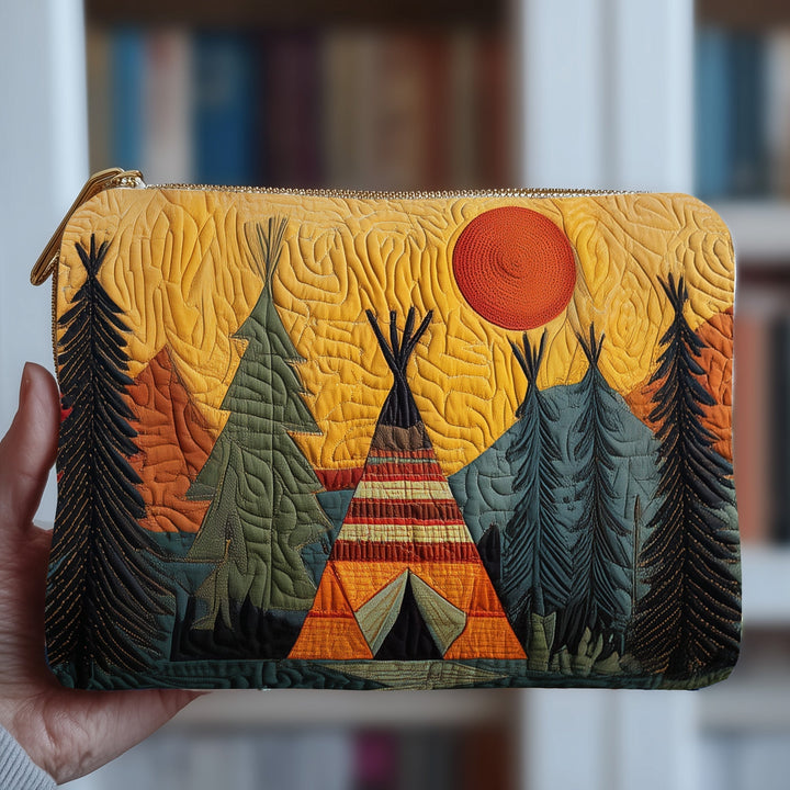 Tribal Comfort Quilted Pouch