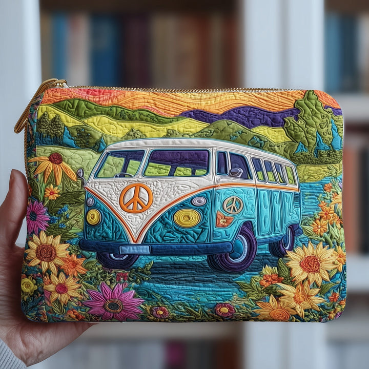 Hippie Van Quilted Pouch V2