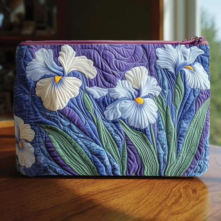 Iris Quilted Pouch