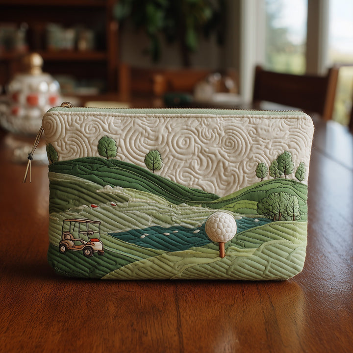 Fairway Dream Quilted Pouch V1