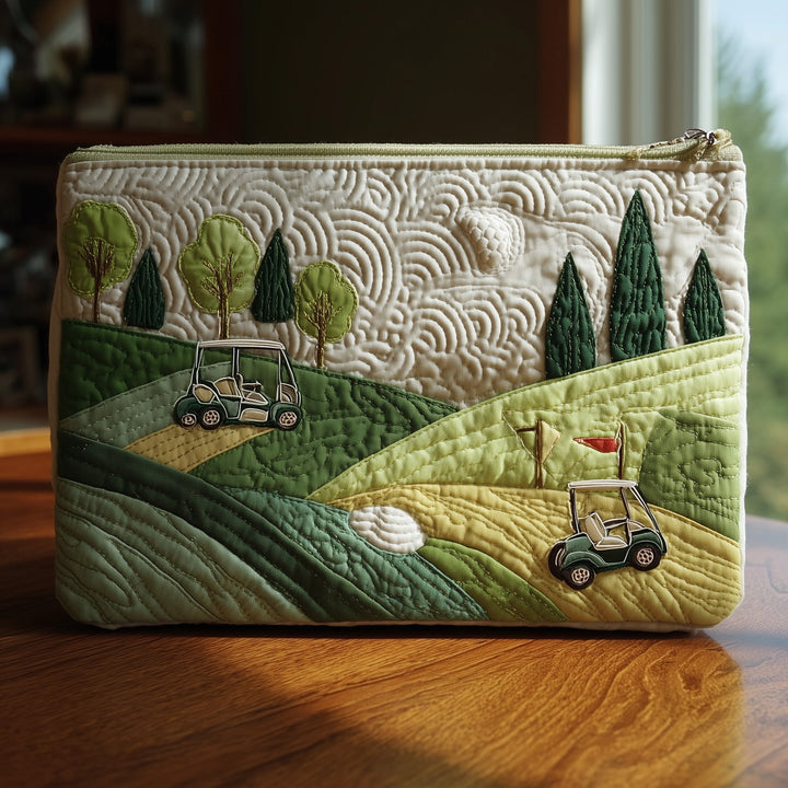 Fairway Dream Quilted Pouch V2