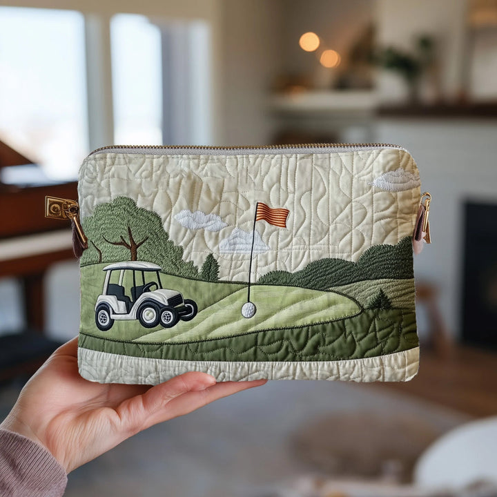 Fairway Dream Quilted Pouch V9