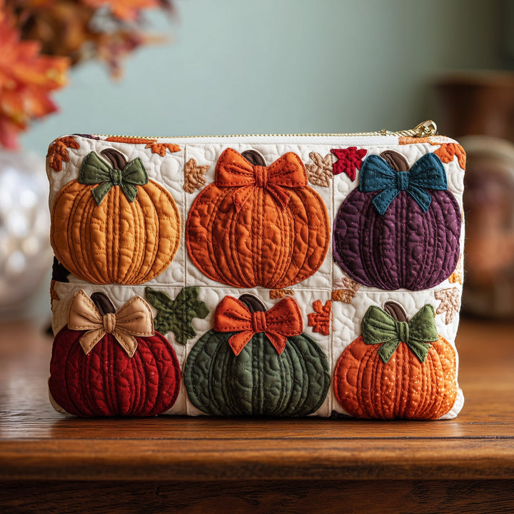 Pumpkin Patch Quilted Pouch V1