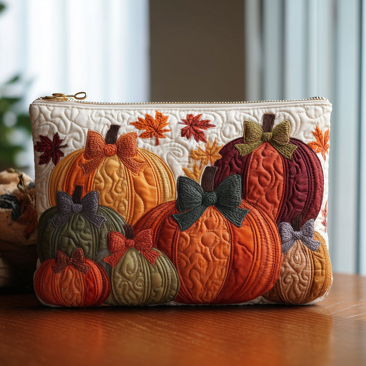 Pumpkin Patch Quilted Pouch V3