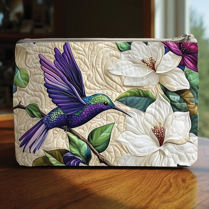 Magnolia Dance Quilted Pouch V1