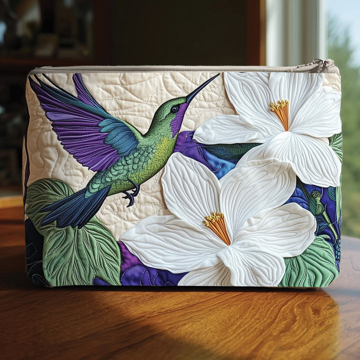 Magnolia Dance Quilted Pouch V2