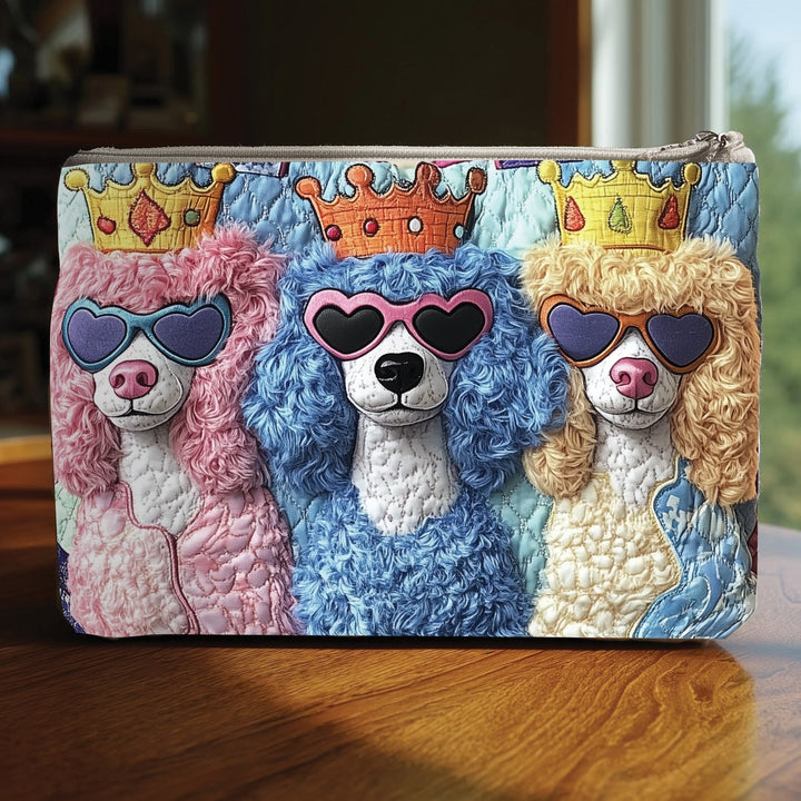 Poodle Quilted Pouch V3