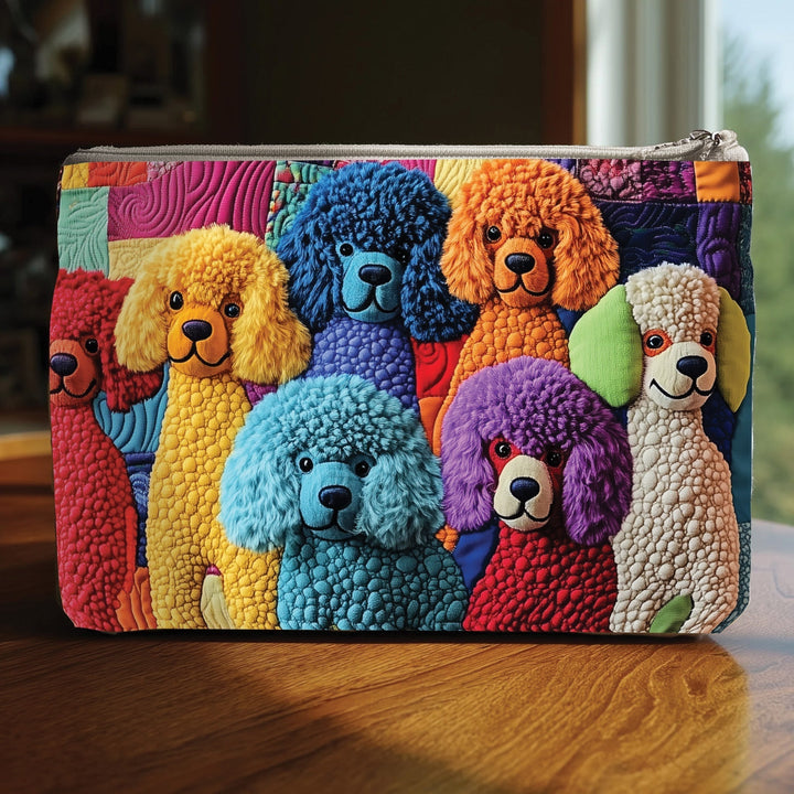 Poodle Quilted Pouch V5