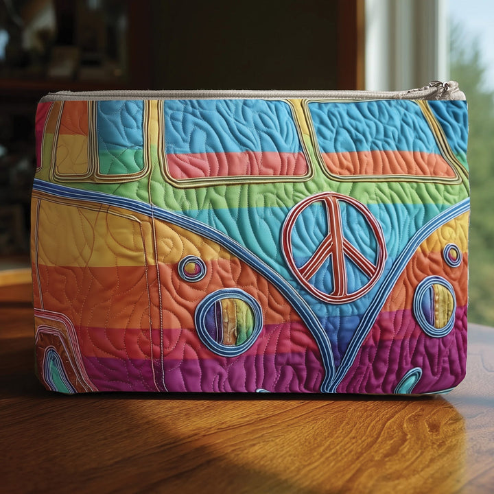 Hippie Van Quilted Pouch V1