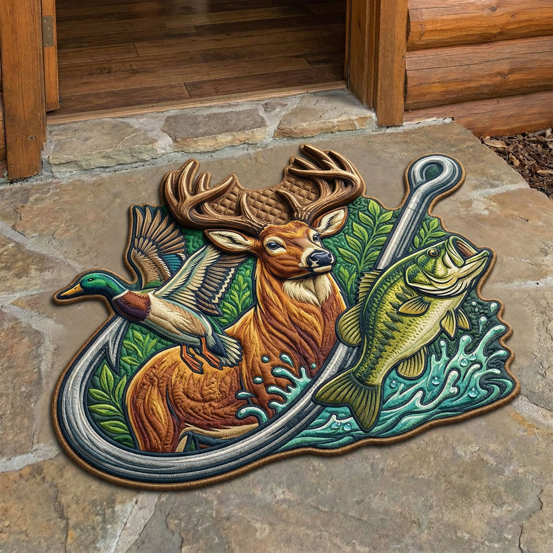 Custom Nature Hunt Shaped Doormat