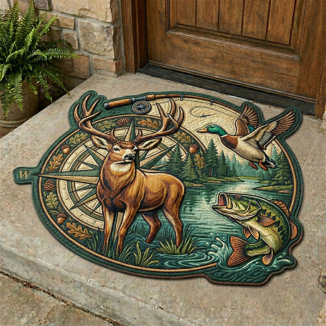 Custom Shaped Outdoor Spirit Doormat