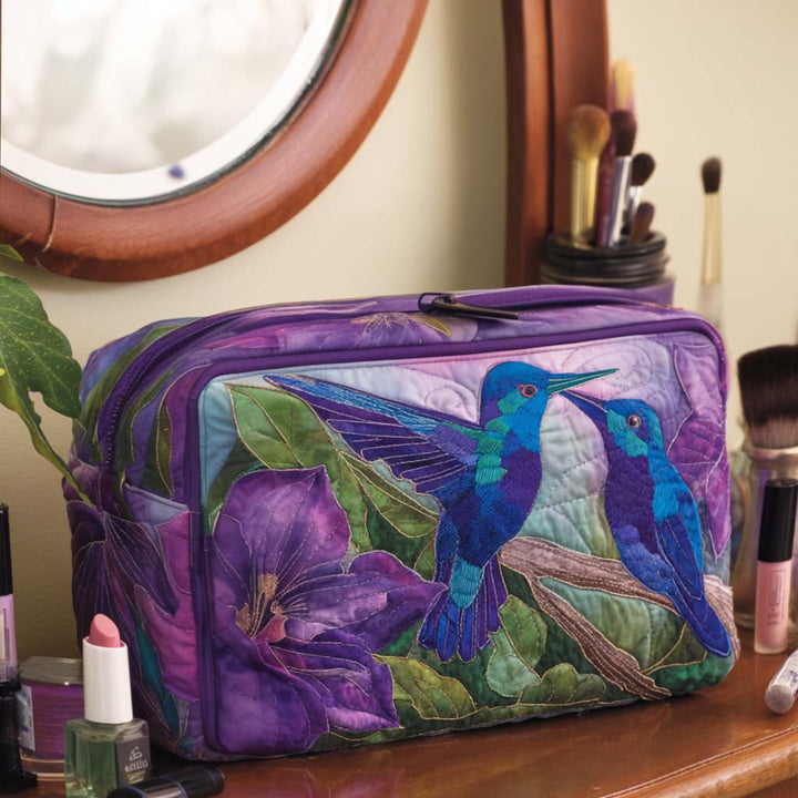 Quilted Makeup Bag by Pocket Joy