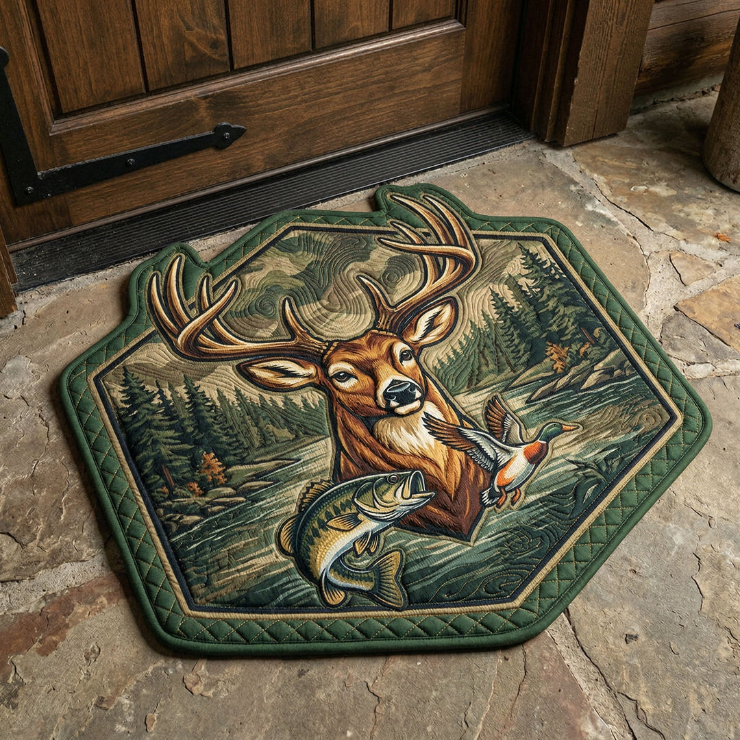Custom Rustic Wildlife Shaped Doormat