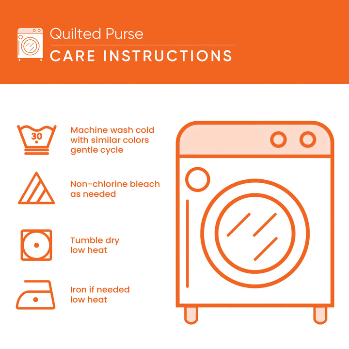Lily of the Valley Quilted Pouch V1