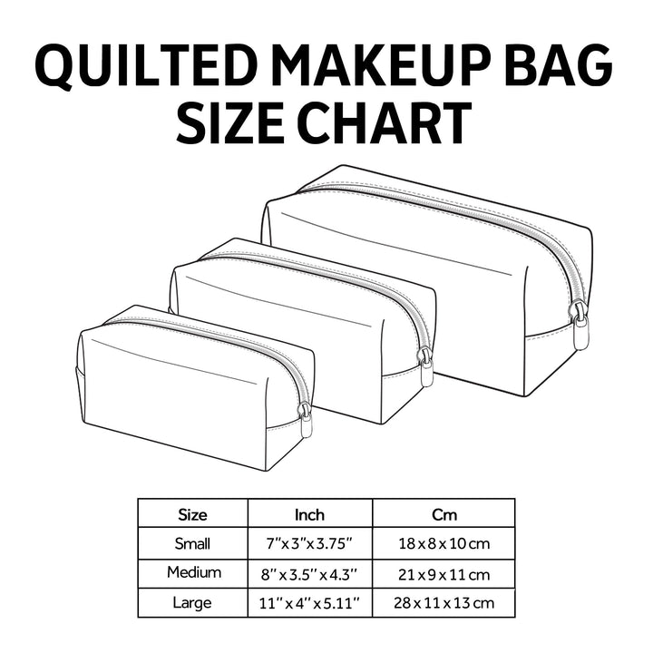 Southwest Star Pattern Quilted Makeup Bag